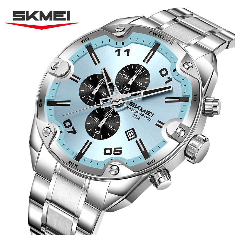 Suede Strap Watch - SKMEI 9387 Montre à quartz pour