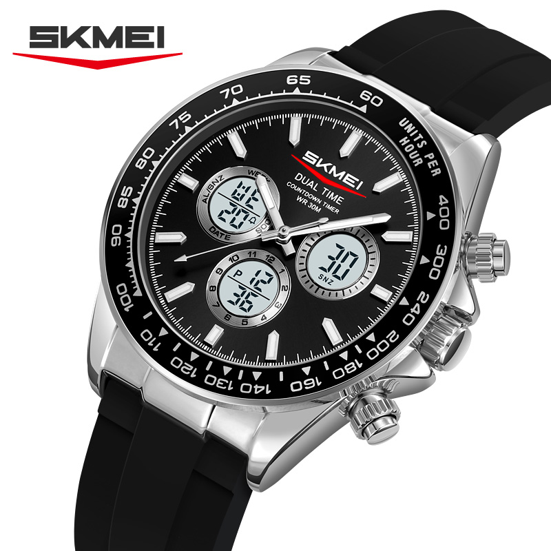 Suede Strap Watch - SKMEI 2505 affaires de luxe hommes
