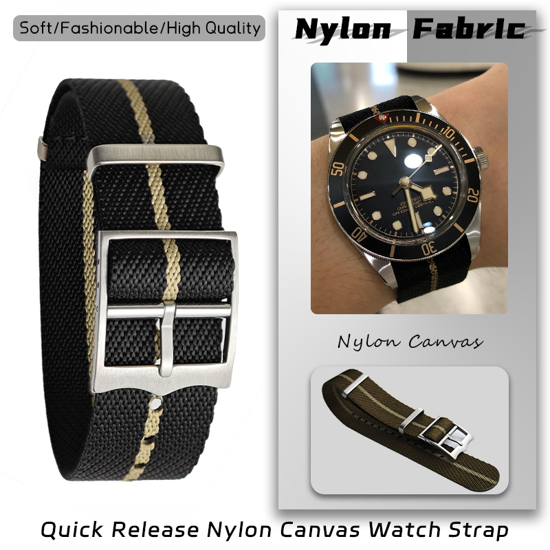 Nato Strap Nylon - Bracelet de montre en Nylon 20mm