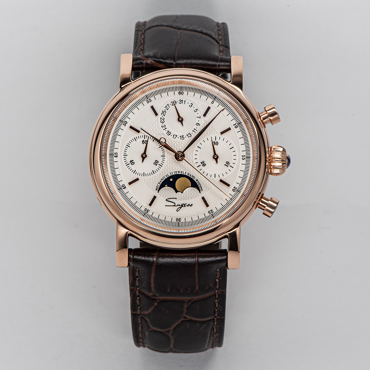 Seiko Watch Presage - Sugess pilote chronographe montres mécaniques hommes