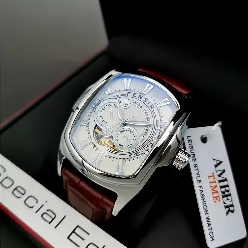 Omega Watch Constellation - Montre d'affaires pour homme, style punk,