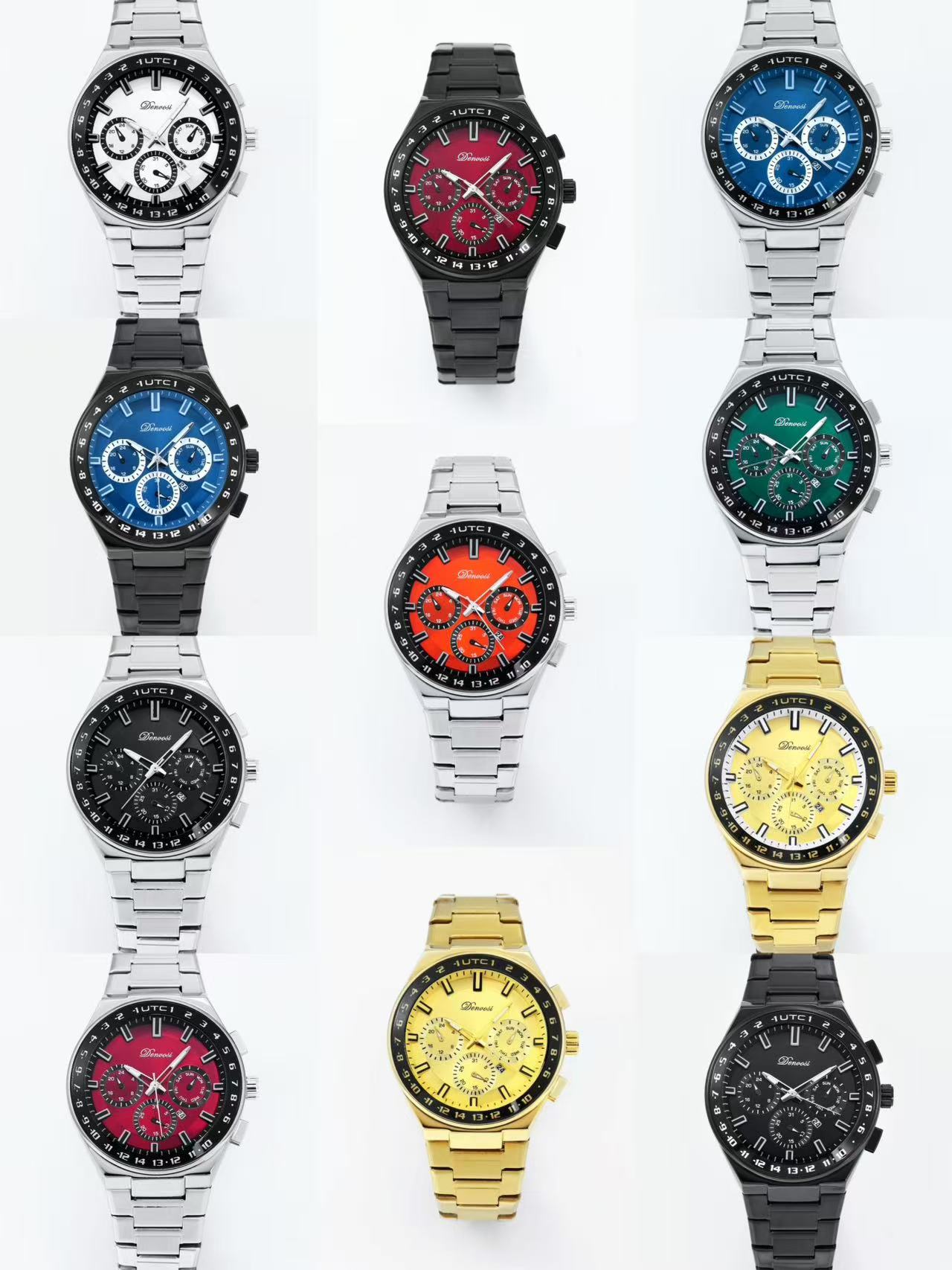 Montre à quartz multifonctionn - Suede Strap Watch avis et prix