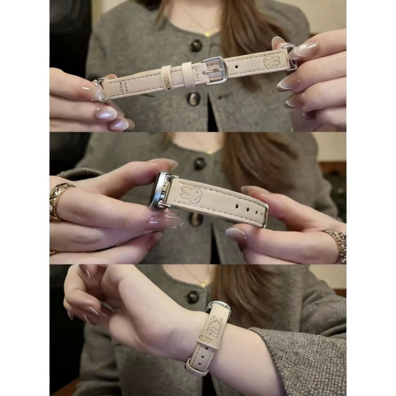 Bracelet de montre fin en daim - Suede Strap Watch avis et prix