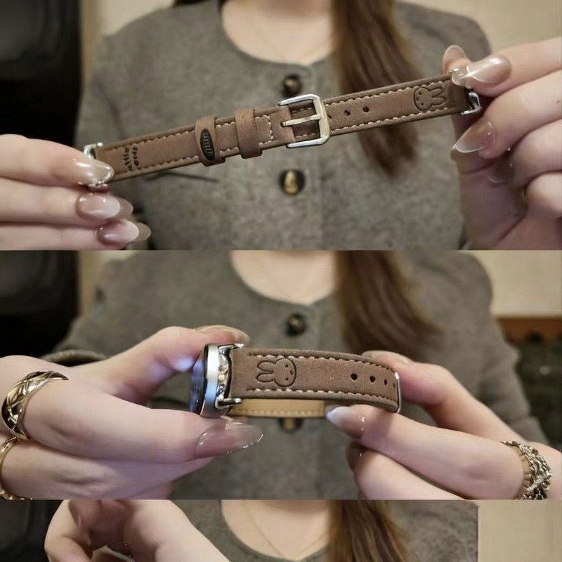 Bracelet de montre fin en daim - Suede Strap Watch avis et prix
