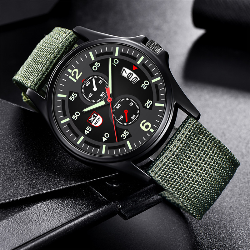 Reloj Hombre véritable marque  - Suede Strap Watch avis et prix