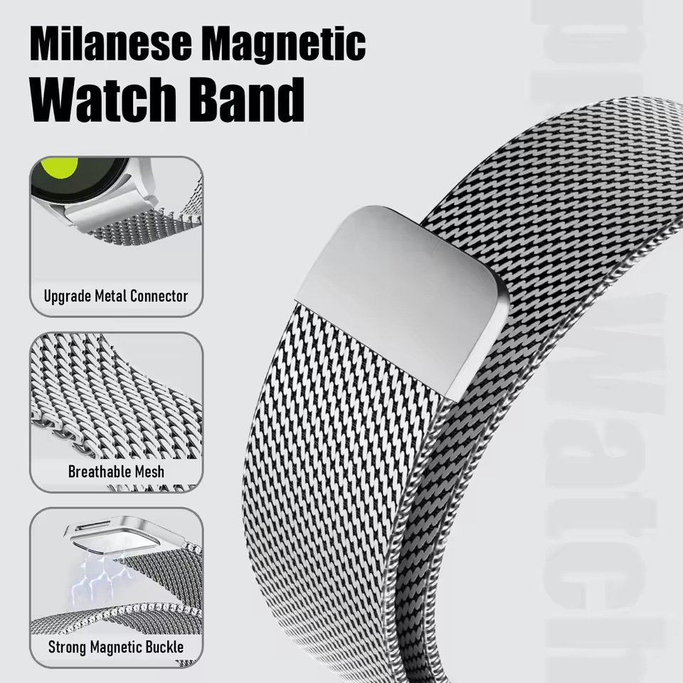 Bracelet en maille milanaise e - Milanese Loop Magnetic avis et prix