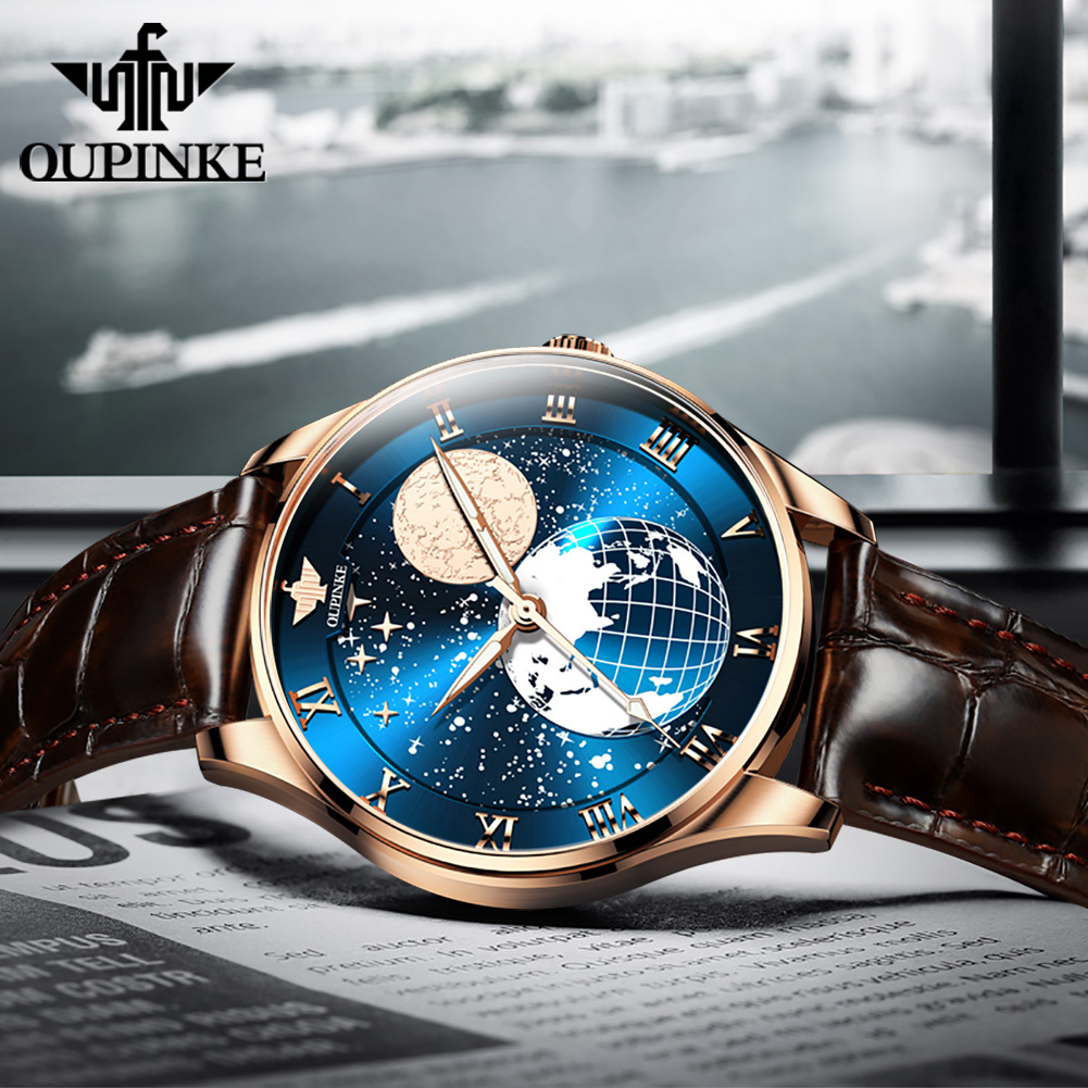 Montre homme OUPINKE 3177, cad - Omega Watch Constellation avis et prix