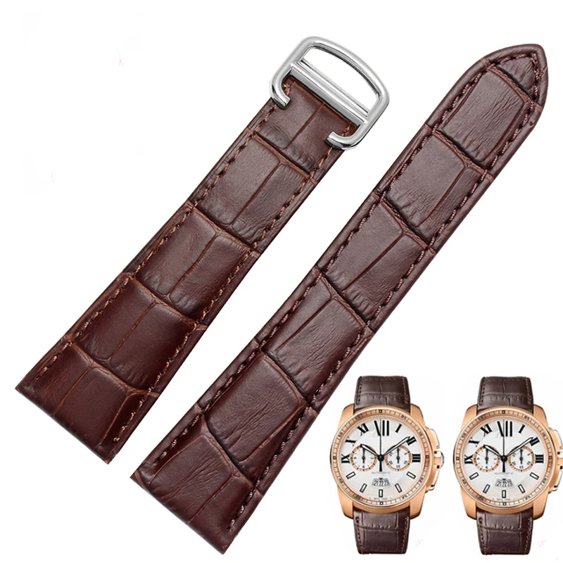 Bracelet de montre en cuir vér - Cartier Watch Tank avis et prix