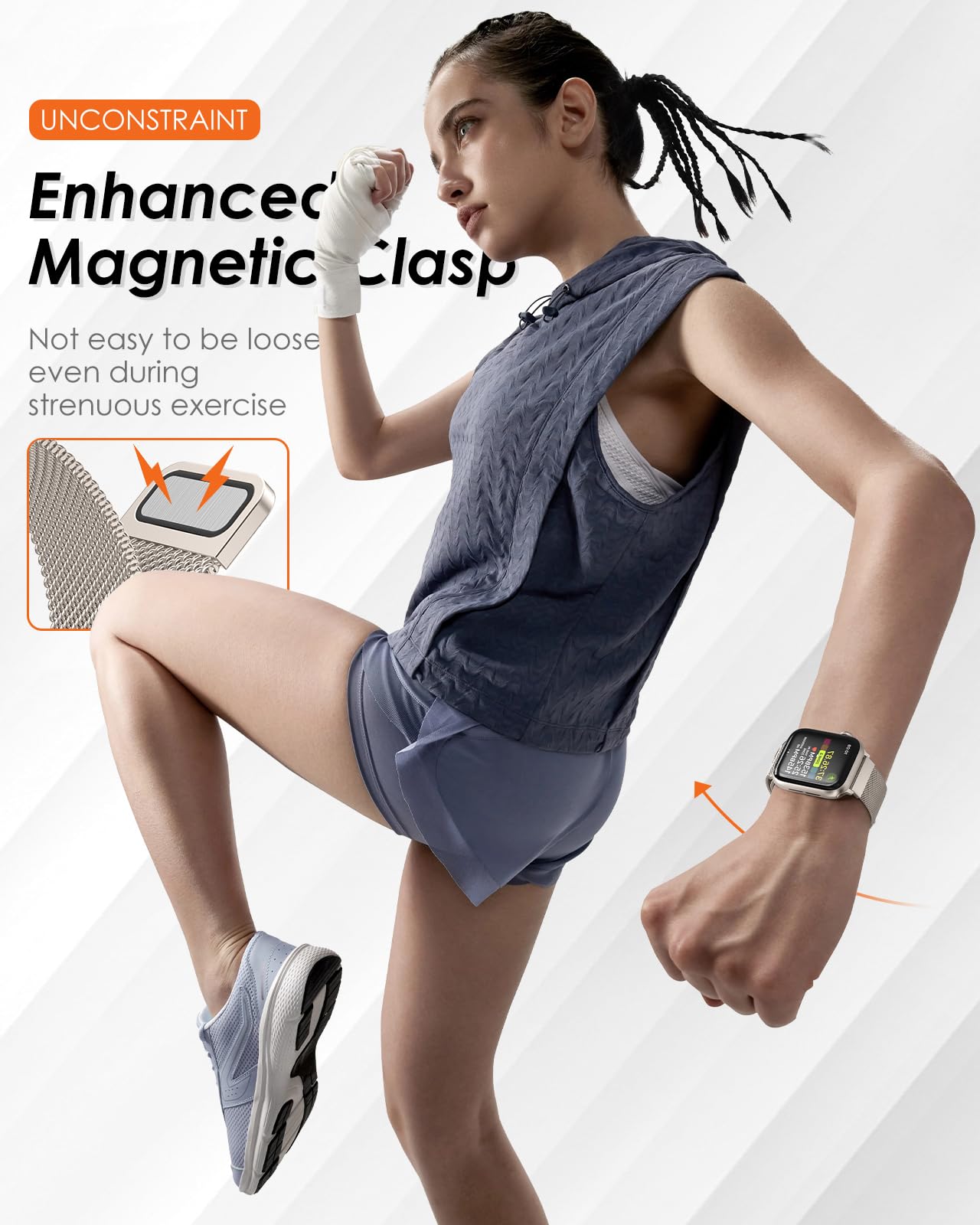 Bracelet milanais pour Apple W - Milanese Loop Magnetic avis et prix