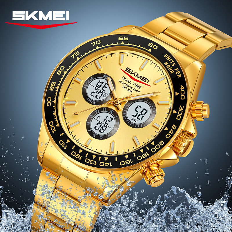 SKMEI 2505 affaires de luxe ho - Suede Strap Watch avis et prix